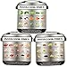 Price comparison product image APANDA 3 Pack Magnetic Cheat Sheet Compatible with Instant Pot Food Images Magnet Cooking Times Accessories for 45 Common Prep Functions (Small)