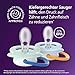 Philips Avent ultra air Schnuller – kiefergerecht geformtes Design, für Babys, 0–6 Monate, weicher, symmetrischer Silikonsauger, BPA-frei, mit Sterilisationsbehälter, 2er-Pack, SCF080/23