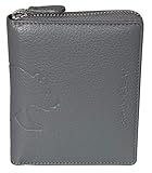 Smart & slim: Die klassische Zip Brieftasche für den Männer und Frauen ist trotz der vielen Fächer elegant und kompakt. Maße: ca. B 10 x H 12.5 x T 2.3 cm
