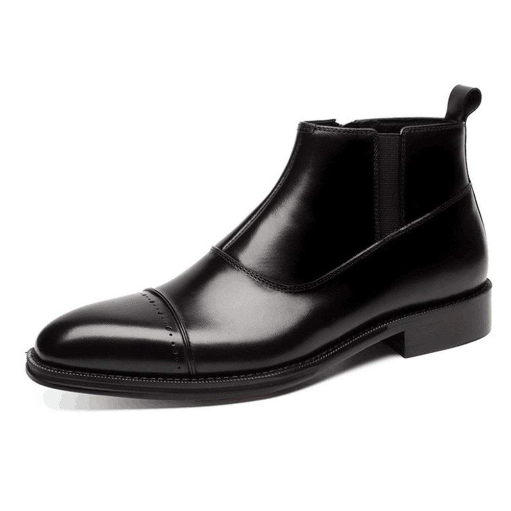 Botte de travail Rui Landed pour hommes en cuir véritable imperméable rétro