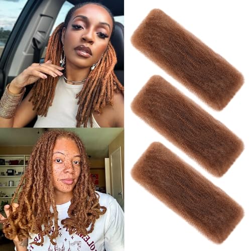 Mèche Afro Kinky Curly pour Mini Twists et Soft Locs 14 Pouces Couleur 30 Lot de 3 Paquets