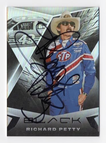 AUTOGRAPHED Richard Petty 2022 Panini Chronicles Black Racing Signed NASCAR Collectible Trading Card with COA