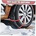 Healifty 20pcs Winter Car Chains Snow Traction for Tires Skid Snow Chains Car Tires Traction Skid