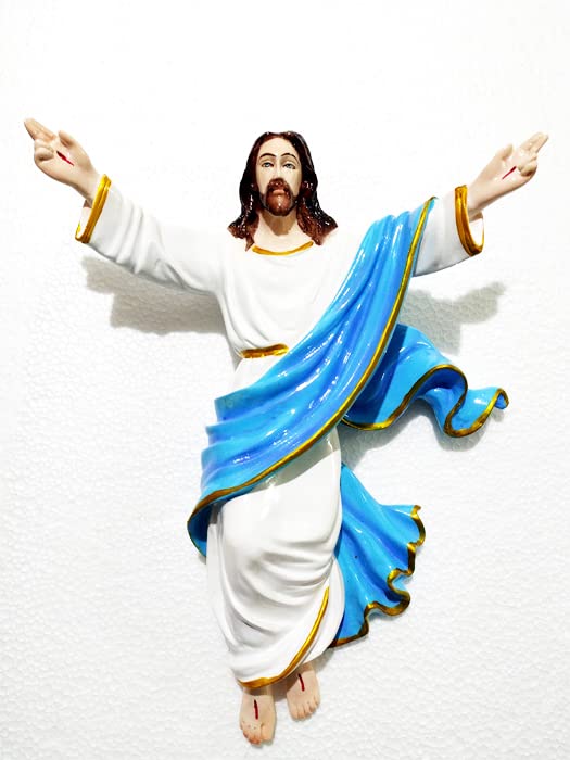 Buy Resin Risen Lord Statue for Altar 12 inches Risen Lord Jesus Christ Resurrection Statue