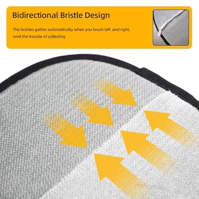 ¡¾2 Pack¡¿ Pet Hair Remover Glove for Cats & Dogs, Electrostatic Pet Hair Removal Gloves, Reusable Pet Hair Remover Tool for Furniture, Couch, Carpet, Car Seat, Curtains & Clothing (2)-ToNLBu6x