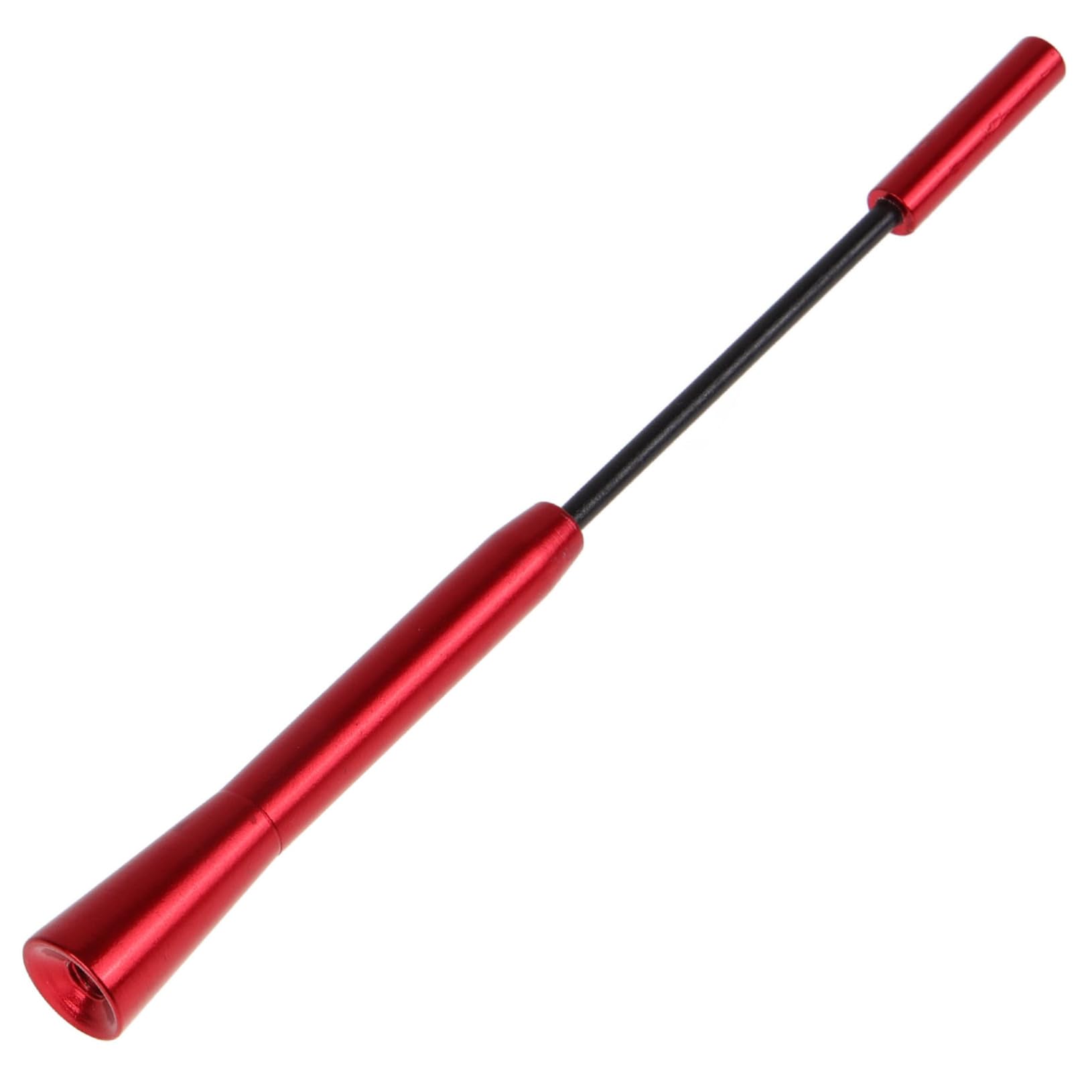 Antena telescópica de coche ajustable y resistente de aluminio rojo para radio de todoterreno 8