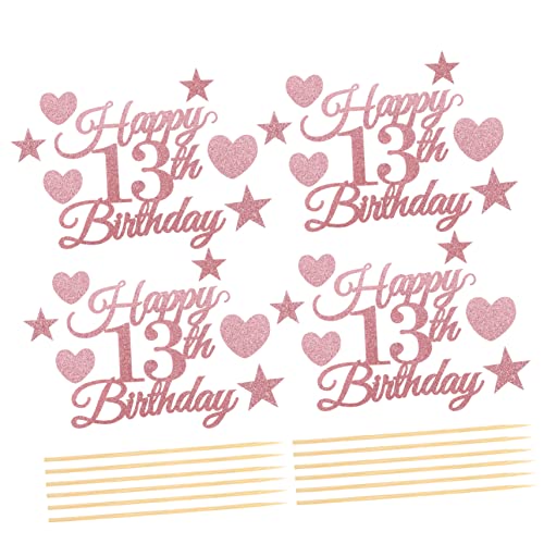 UPKOCH Inserção De Bolo Digital 40 Pçs Carta Um Ornamento Decorações De Presente Bolos De Frutas Ins