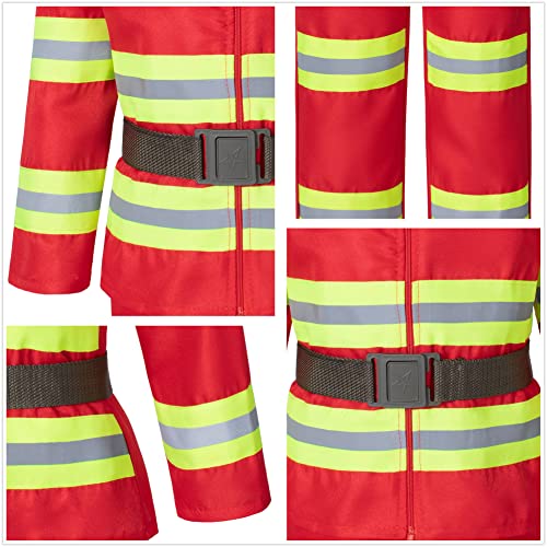 Disfraz Completo Jefe Bombero Niño Rojo 3-9 Años miniatura 5