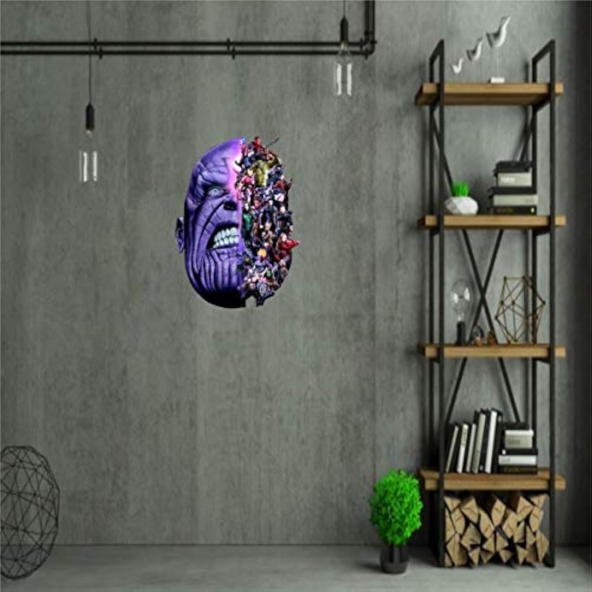 Thanos Wall Sticker, Decorative Room Art