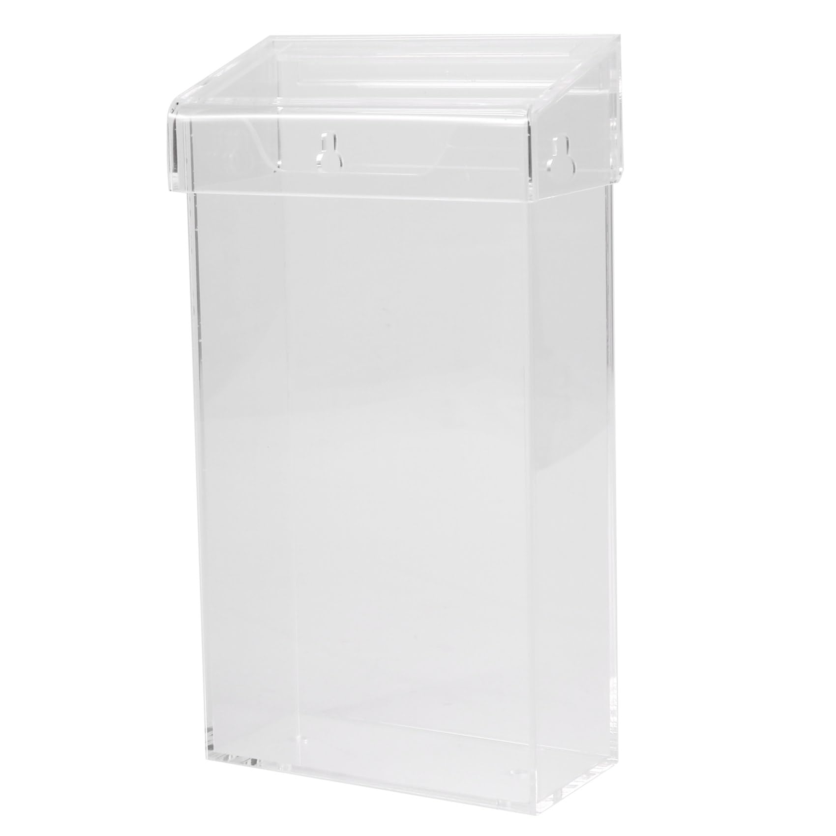 Agwuoetr Acrylic Outdoor Brochure Holder Waterproof Wall Mount with Lid Clear Pamphlet Holder for Flyer Display Envelope
