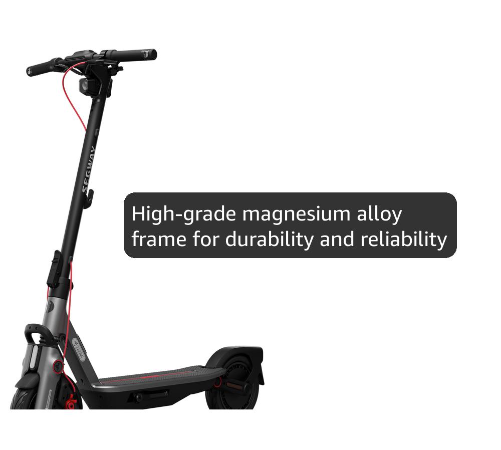 Segway Ninebot F3 Electric Scooter, Up to 20 MPH, 44-Mile Range, Self-Sealing Tubeless Tires, Front Hydraulic & Rear Elastomer Suspension, UL2271 2272 Certified