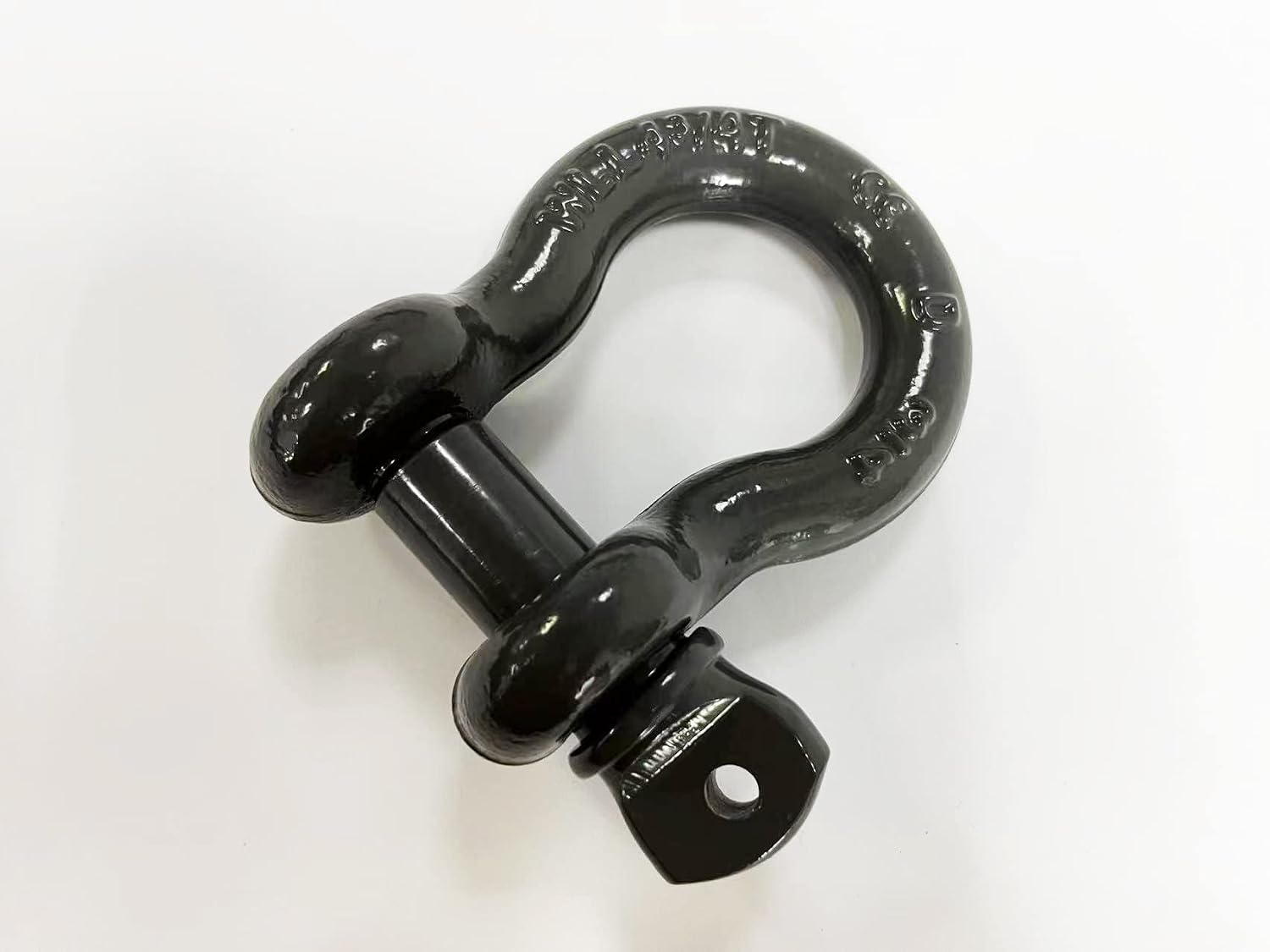 SALMAN 5T 11,000 LBS WLL Aluminum Alloy 6061 Hitch Receiver and Bow-Shackle and Pin with R Clip Winch Accessories (Grey)