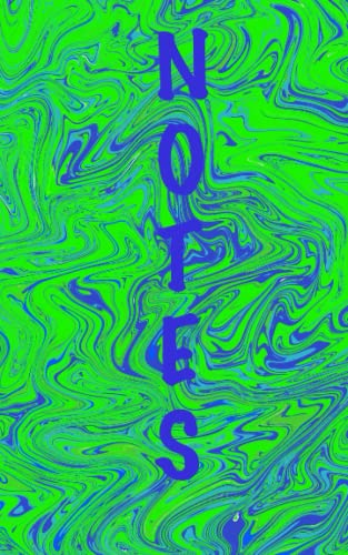 Cool Toned Notebook: Blue green cool town journaling notebook