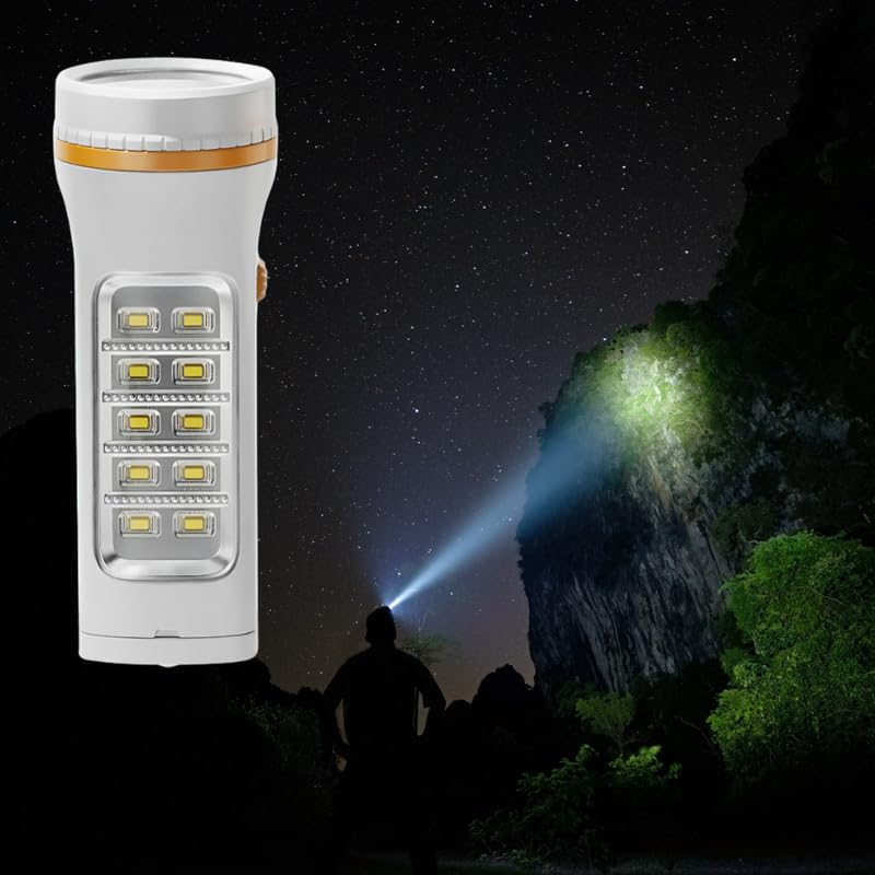Image of Drumstone 𝟏𝟓-𝐘𝐞𝐚𝐫 𝐖𝐚𝐫𝐫𝐚𝐧𝐭𝐲 RL-3512 Best Torch Light for Farmers in India | Rechargeable & Reliable | Ideal for Outdoor Work, Farming & Emergency Situations