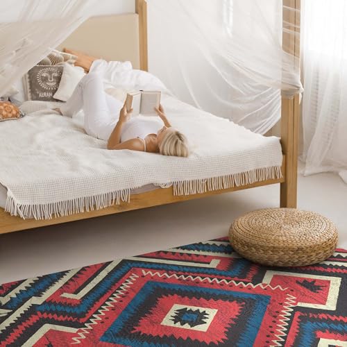 Tapis en vinyle résistant décoloration PVC rectangle 150x225 cm