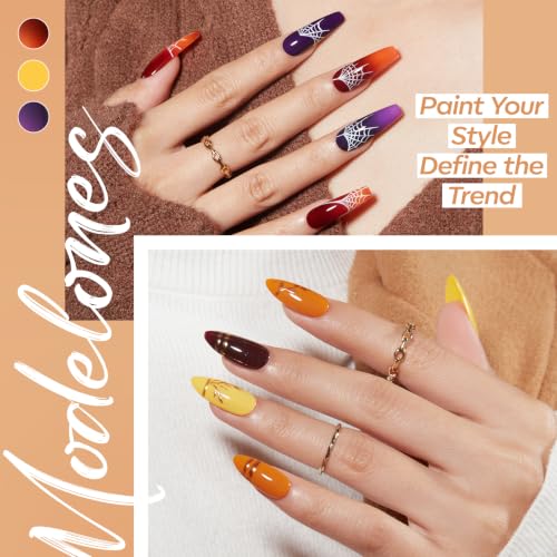 Image of modelones Gel Nail Polish Changing Glitter 20 Colors Primer Top Base Coat