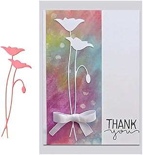 Bluelans Cutting Dies Flower Metal Embossing Stencil Mould Template for DIY Scrapbook Album Paper Card Making Art Craft Decor
