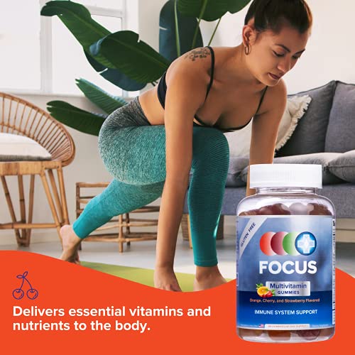 Focus Select Areds2 Based Eye Vitamin & Focus Multivitamin | Daily Vitamin Variety Pack | Support Overall Health | Eye Vision Supplement Vitamin 90 Day Supply & Flavored Multivitamin Gummy 45 Day Supp #TOP3