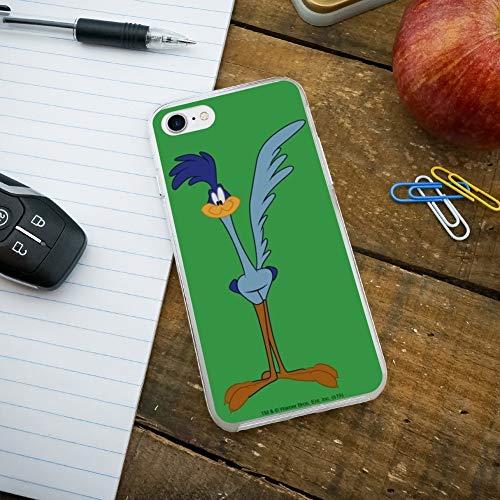 Looney Tunes Road Runner Protective Slim Fit Hybrid Rubber Bumper Case Fits Apple Iphone 8, 8 Plus, X #TOP1