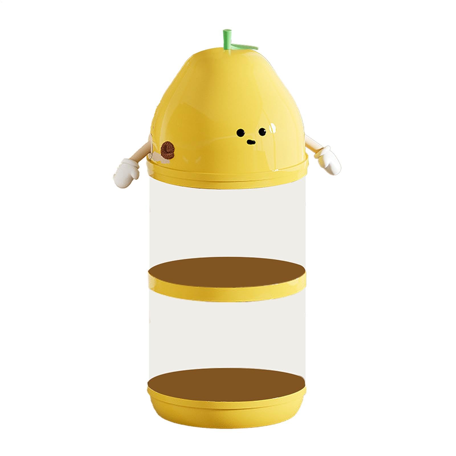 Couvercle de rangement de jouets et tube transparent en poire ultra grande capacité