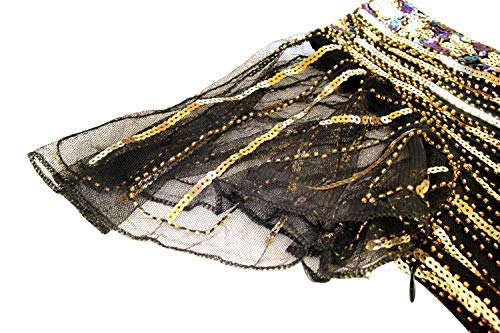 Image of Women 1920s Gatsby Vintage Sequin Flapper Fringe Party Plus Dress with 20s Accessories Set