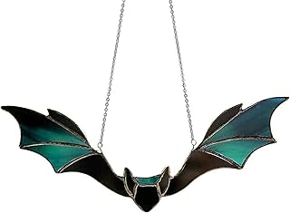 Halloween Decor Acrylic Bat Hanging Decoration Window Decoration Wall Hanging Decorative Ornament Vintage Wall Decoration ...