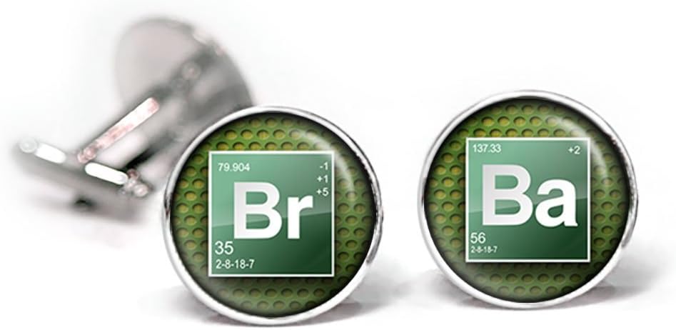 Breaking Bad Cufflinks, Heisenberg Tie Clip, Walter White Jewelry, Geek Geeky Wedding Party Gift, Groomsmen Gifts