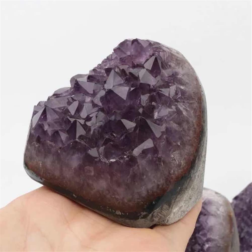 Lleno de Textura Espécimen púrpura en Bruto de Cuarzo de geoda de Cristal Natural Crudo 500g-750g 1pc