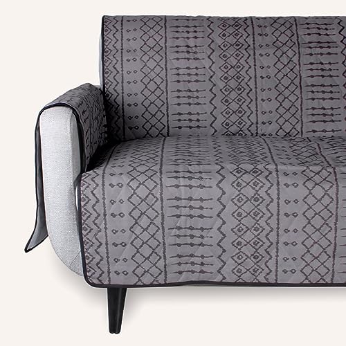 Molly Mutt 3-Seater Non-Slip Furniture Protector and Couch Cover for Dogs & Pets – Durable 100% Cotton Canvas and Non-Toxic Materials - 70” Wide x 78” Long
