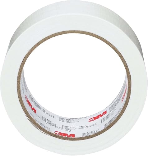 Miniatura 8 de 3M Cinta adhesiva 3955-WH, blanca, 1.88 pulgadas x 60 yardas, cantidad 1