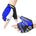 ZOOKKI Cycling Gloves Mountain Bike Gloves Road Racing Bicycle Gloves Light Silicone Gel Pad Riding Gloves Half Finger Biking Gloves Men/Women Work Gloves