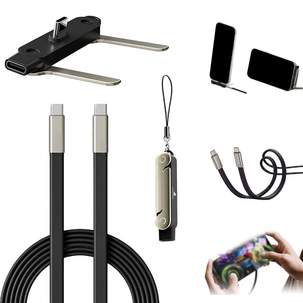 1.5M Cable PD to lightning connector de 30W con Soporte Plegable para Móvil, Diseño Trenzado Reforzado, para el hogar, oficina y uso de viaje compatible con iPhone 14 y vieja — view 15