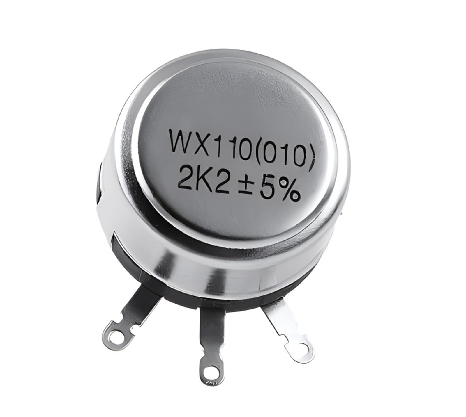 potenziometro a filo avvolto, Potenziometro rotativo a filo avvolto WX110 5K - Resistenza da 27Ω a 10KΩ, tolleranza ±10%