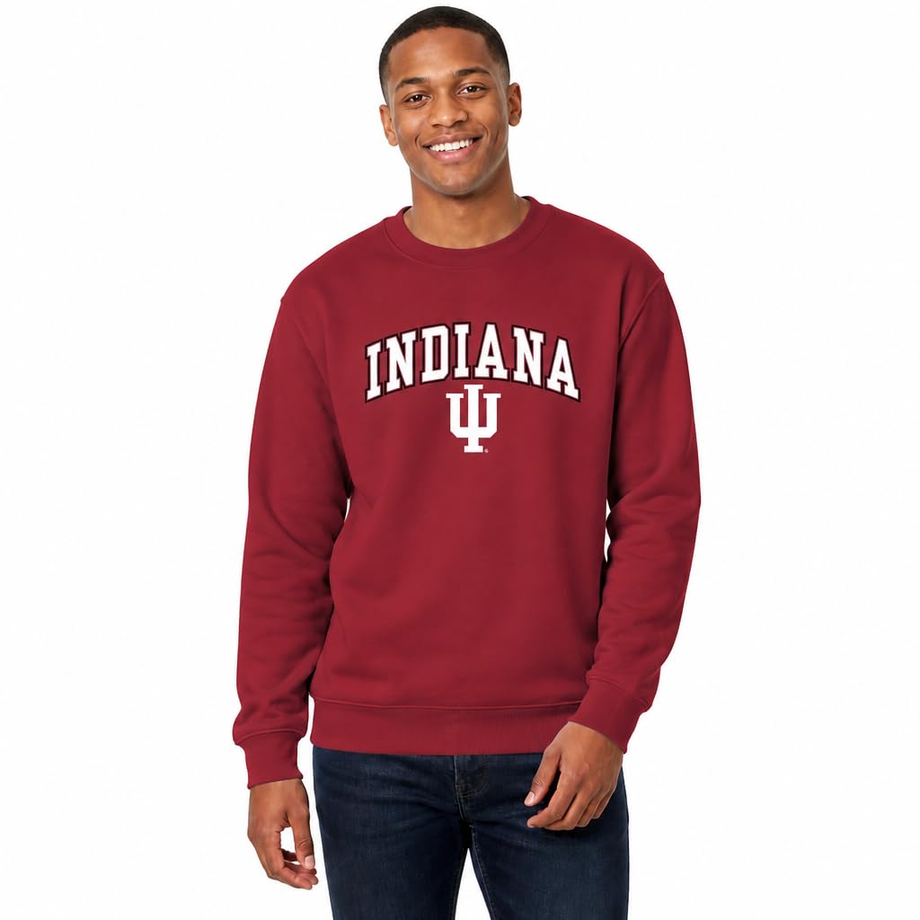NCAA College Sweatshirt Fleece Crewneck Pullover for Men and Women