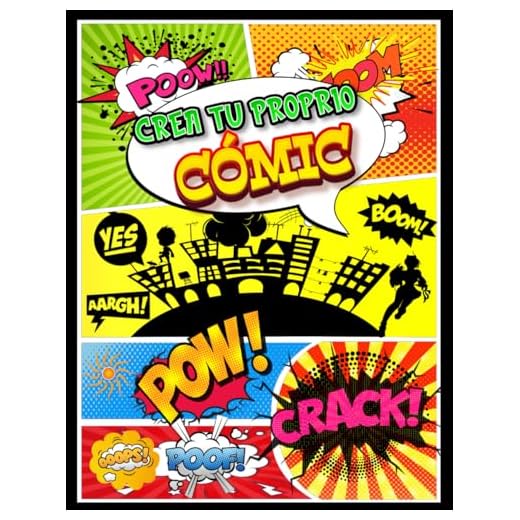 Crea tu proprio cómic: 108 plantillas diferentes con adiciones gráficas. Para niños y adultos - dibujar tus propias historias