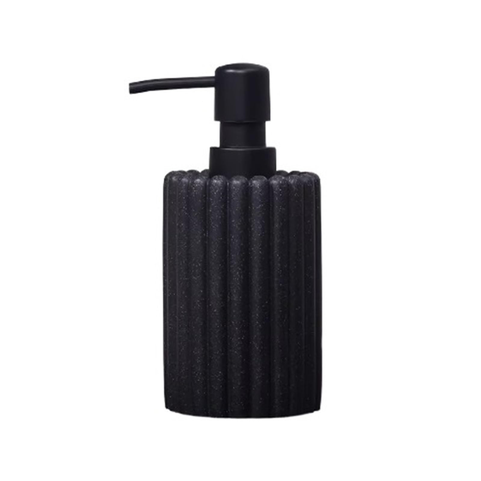 Home Creative Vertical-Striped Soap Dispenser Bottle: Ideal For Shampoo And Body Wash Bottles Shower Dispensers(Black)