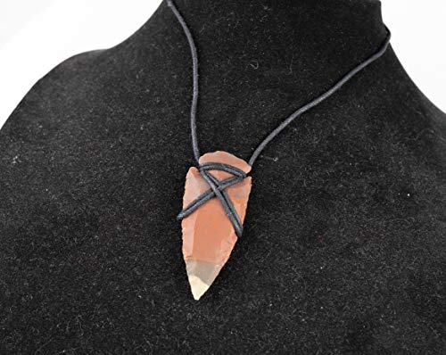 Stone Arrowhead Pendant Necklace4