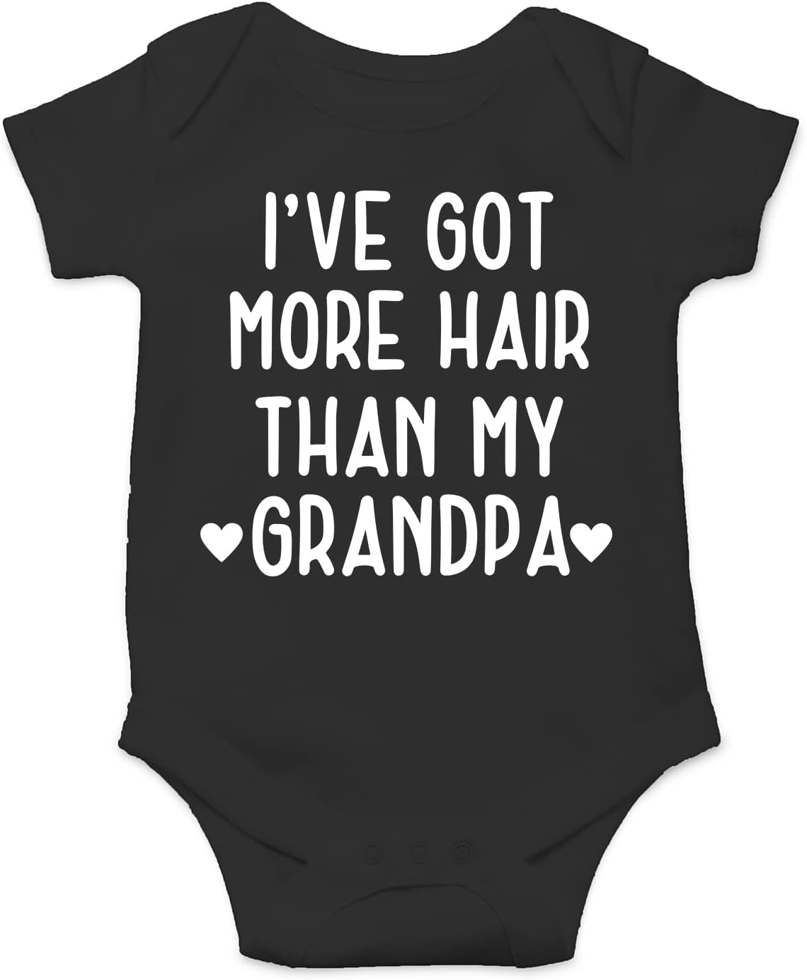 Belle Homie I've Got More Hair Than My Grandpa - Funny Baby Essentials Bodysuit - Cute Baby Girl Clothes