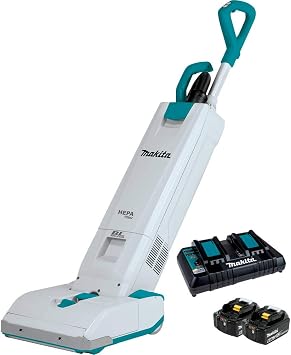 Makita XCV19PG 18V X2 36V LXT Lithium-Ion Brushless Cordless 1.3 Gallon HEPA Filter 12" Upright Vacuum 6.0Ah