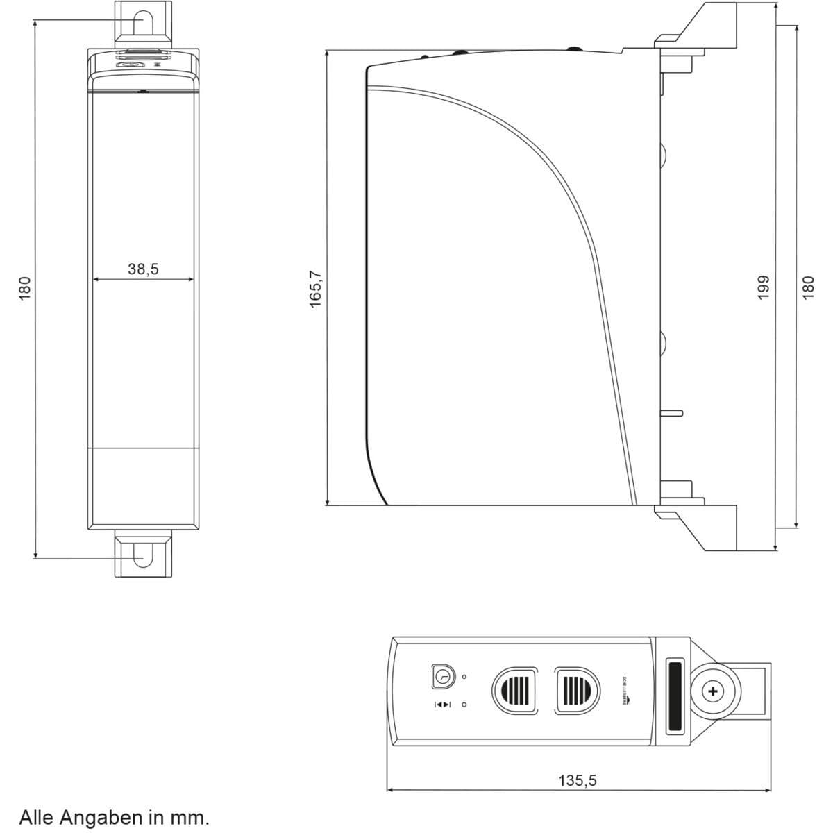 Schellenberg RolloDrive 35 Elektrischer Gurtwickler Aufputz, bis 4 m², 14-15 mm Gurtbreite, 12 kg Zugkraft, mit Zeitautomatik