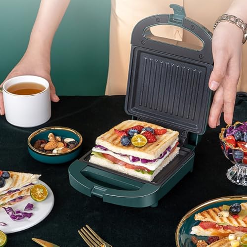 Easnuroz Toastie Maker Healthy Griddle Toastie Hot Plate Vertical Storage Easy Clean 650W Pink - Image 5