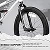 cubsala 20 Inch BMX Race Bike Trident Bicycles Beginner-Level to Advanced Riders with 2 Pegs Trick Cycling and Professional BMX Riding, Color White #2