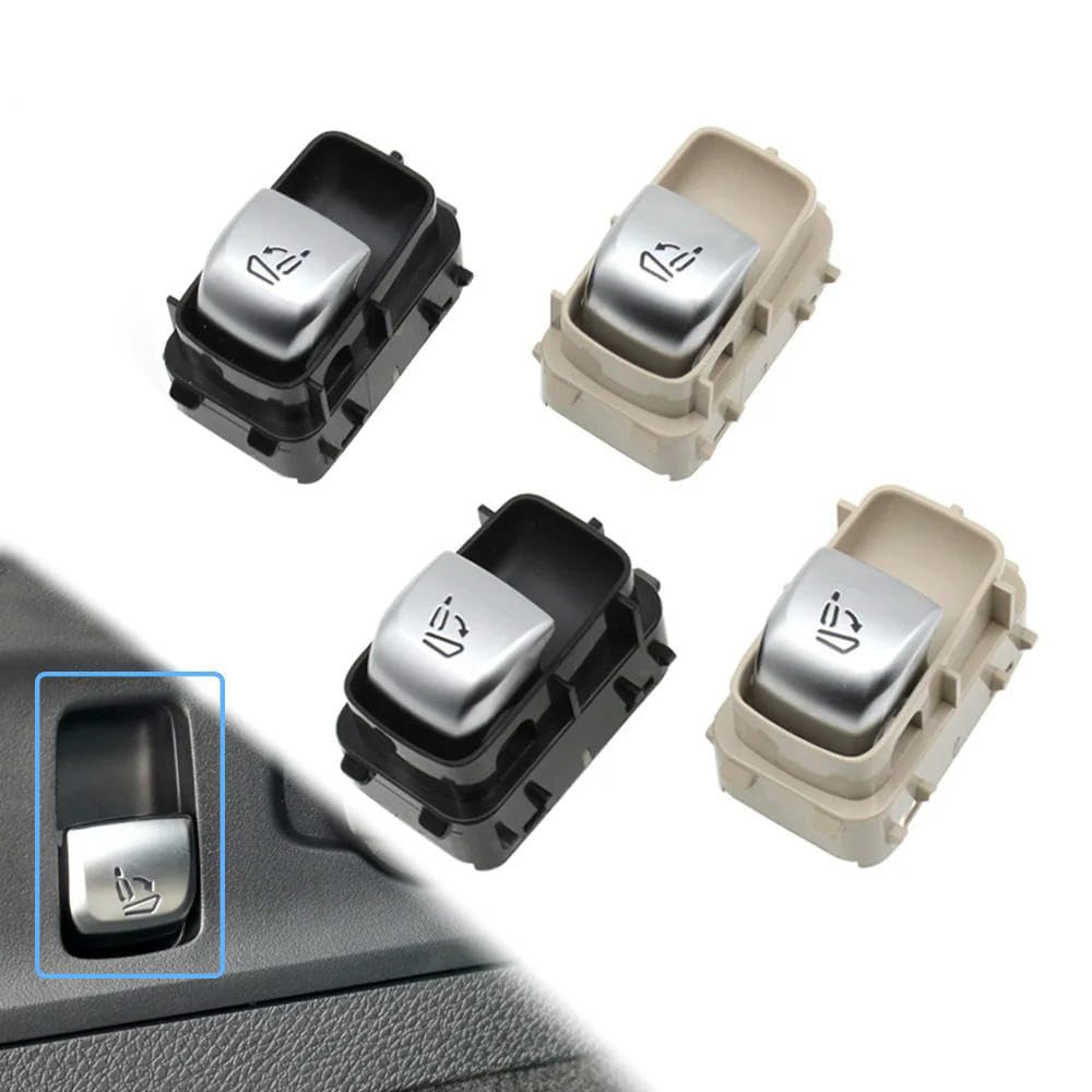 Power Seat Adjuster Switch for Benz C GLC Class W205 W253 2015-2022 Car Left Right Seat Console Adjustment Switch 2059052113(Black Right)