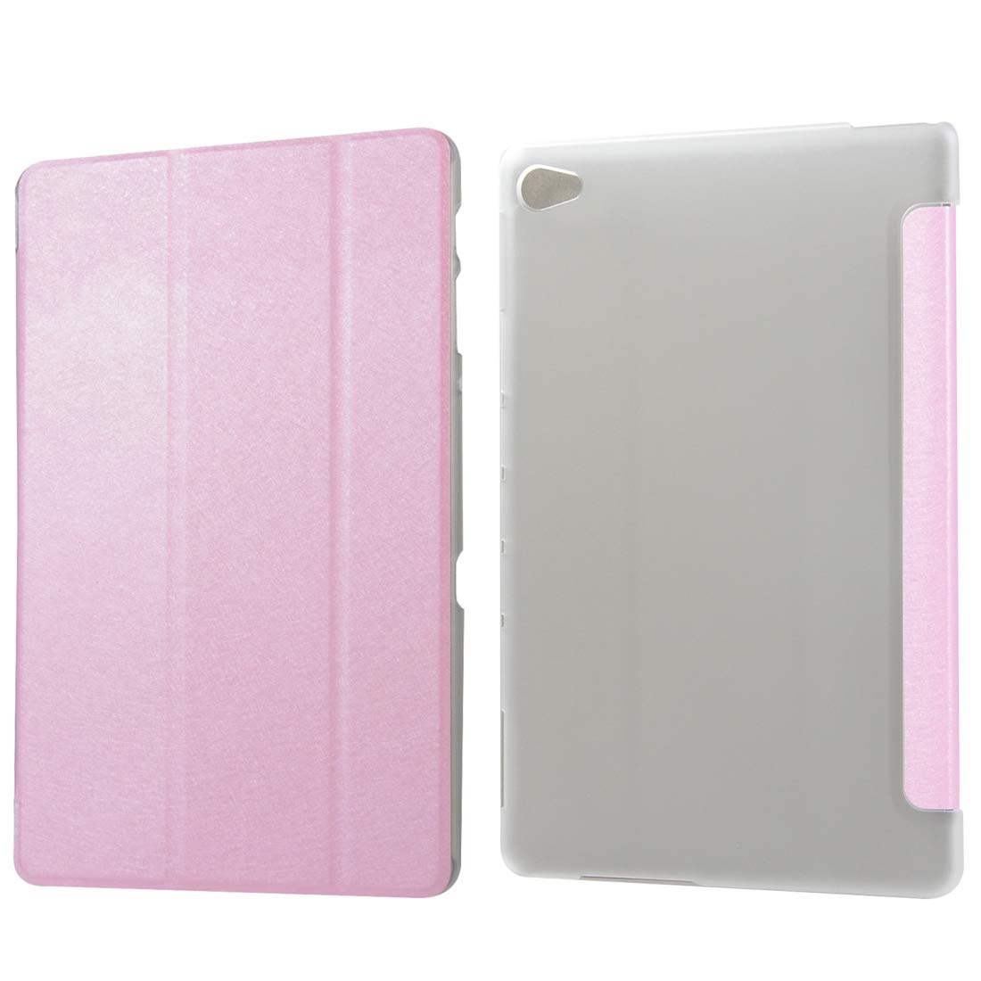 Étui pour Huawei M5 Lite 10.1 coque intégrale en cuir texture soie