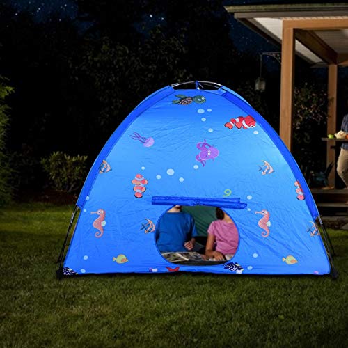 Tenda infantil, tenda de jogo de fibra de poliéster, estilo mar para crianças, crianças