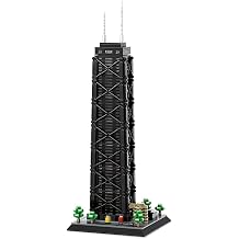 Chicago X-Braced Skyscraper Building Blocks Set, 1284 PCS