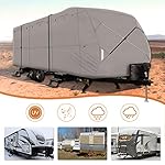 Leader Accessories 24'-27' Travel Trailer RV Cover Windproof Extra Thick Upgraded 5 Layers Camper Cover with Adhesive… - Image 6