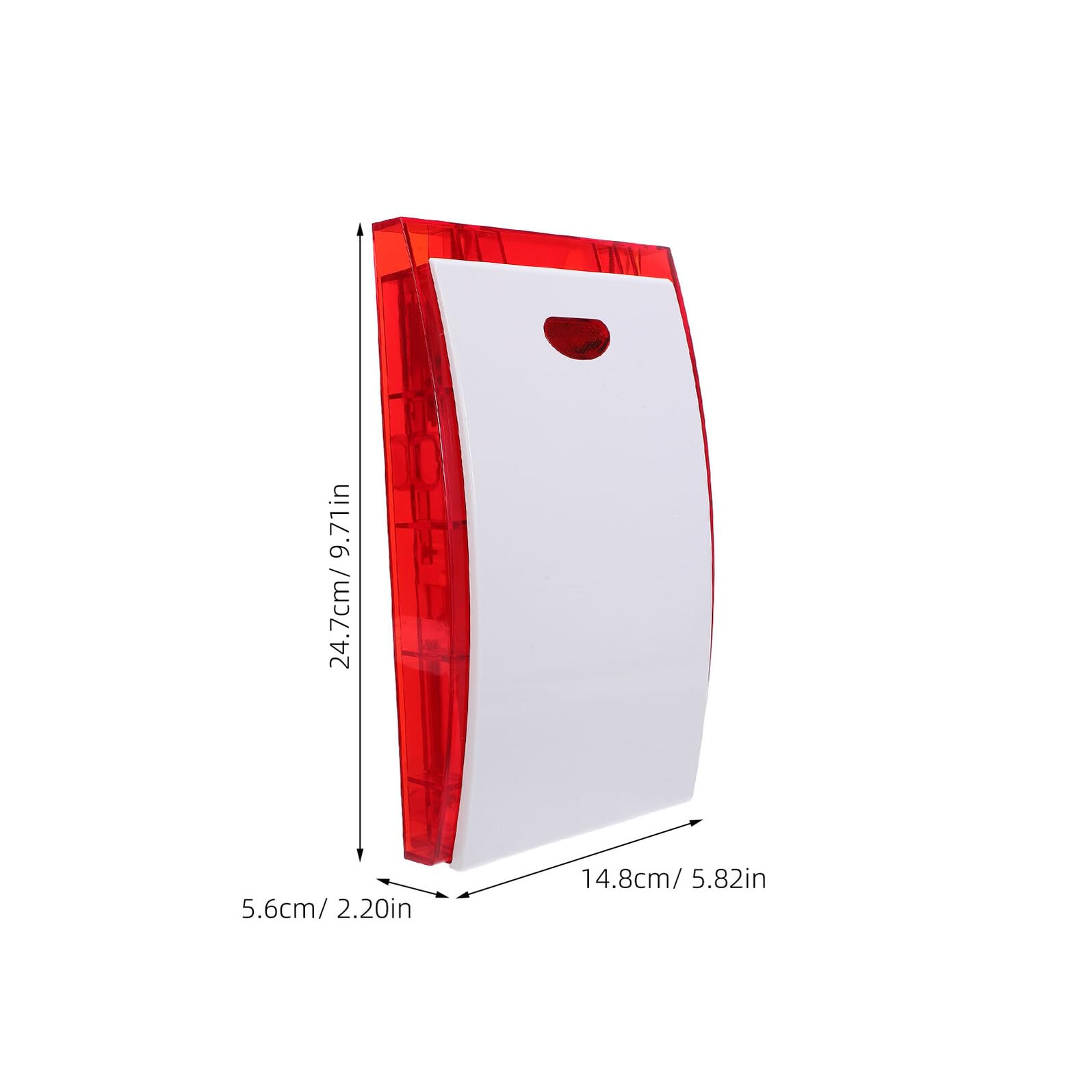 Hemobllo Alarma de Sirena de Seguridad 12v para Exteriores Luz Intermitente y Sonido Potente Dispositivo Antirrobo Industrial Cableado para Casas Fábricas y Garajes Aviso Visual y