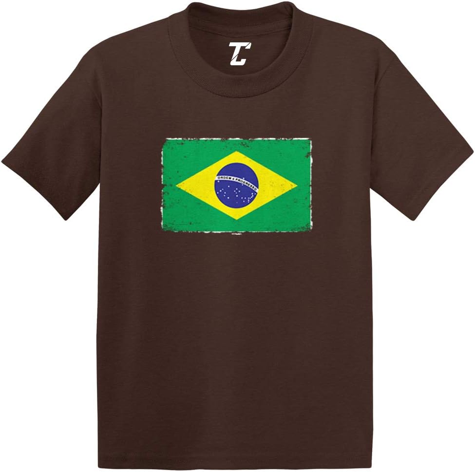 Distressed Brazil Flag - Brasil Pride Infant/Toddler Cotton Jersey T-Shirt
