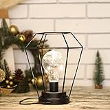 【BATTERIE ANGEGEBEN】 - Stromversorgung über 3 AAA-Batterien (nicht im Lieferumfang enthalten). Platzieren Sie die Batterielampe einfach an der gewünschten Stelle und schalten Sie sie ein. Hängen Sie es auf, ohne sich um unansehnliche Kabel sorgen zu müssen, und verlassen Sie sich bei Stromausfällen darauf.